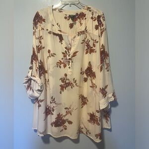 Torrid Women’s Floral Tunic Top Sz 5